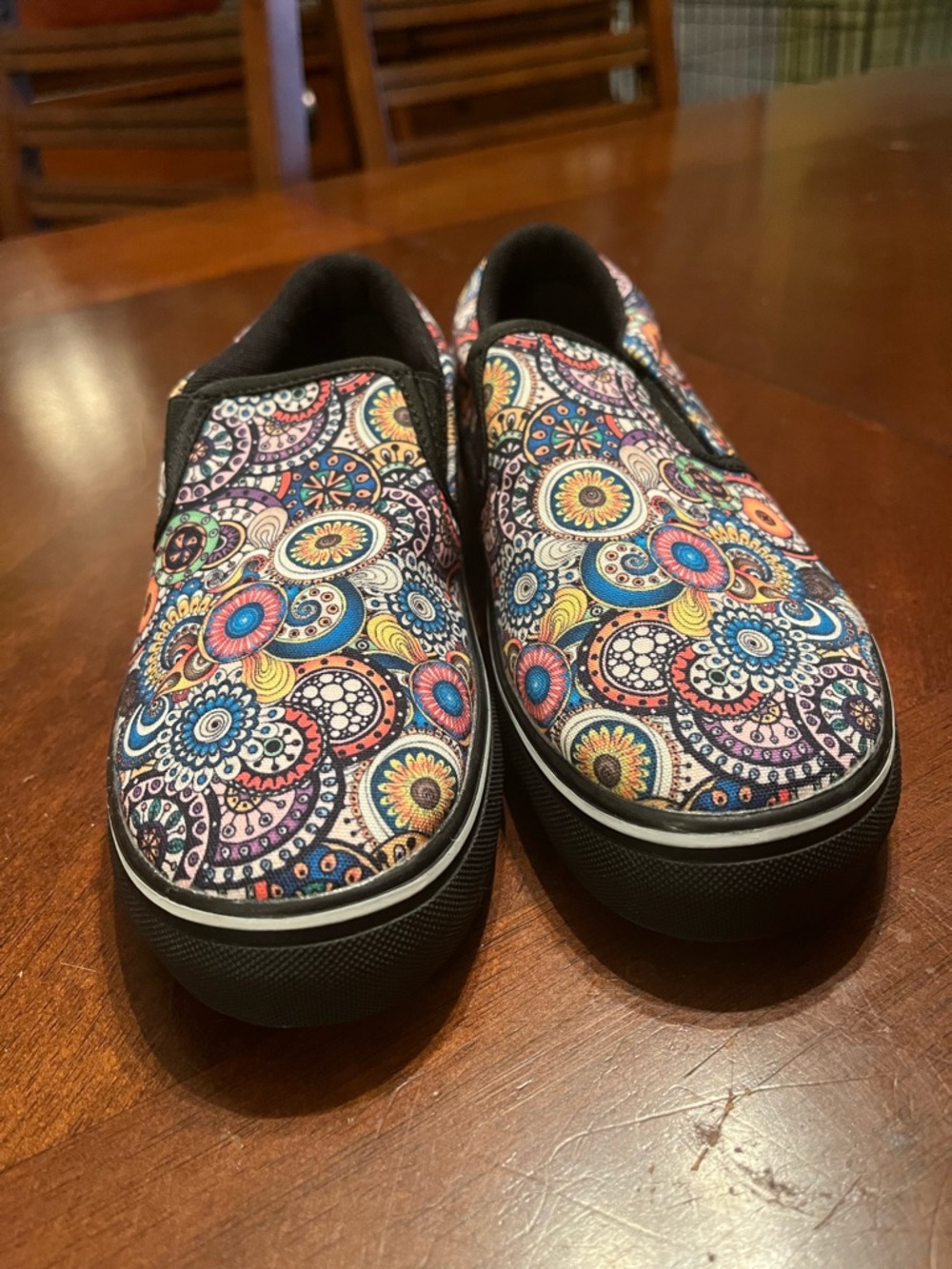 Yes We Vibe Colorful Slip-on Sneakers